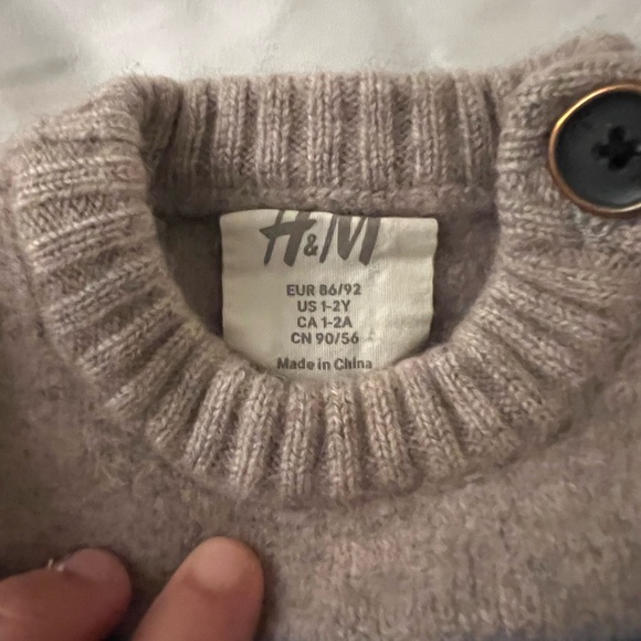 H&M Knit Sweater (1-2 years old) - Picture 3 of 4